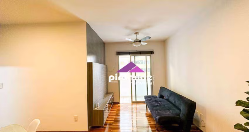 Apartamento com 2 dormitórios para alugar, 74 m² por R$ 4.580,00/mês - Jardim Aquarius - São José dos Campos/SP