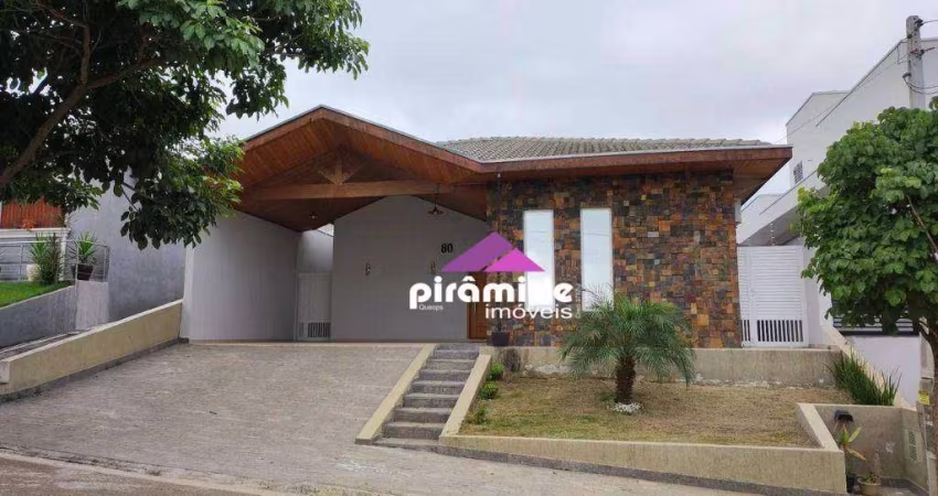 Casa com 3 dormitórios, 175 m² - venda por R$ 1.100.000,00 ou aluguel por R$ 6.050,00/mês - Condomínio Terras do Vale - Caçapava/SP