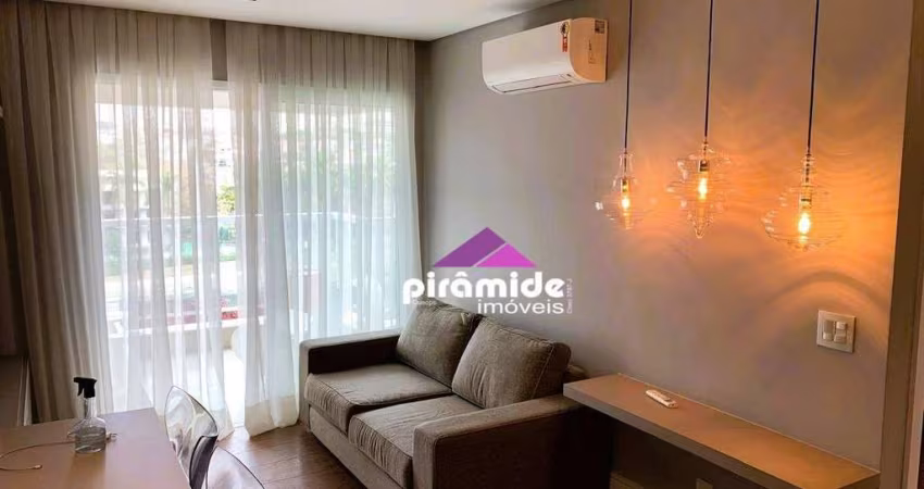 Apartamento Ed ICON com 1 dormitório para alugar, 57 m² por R$ 5.129/mês - Vila Ema - São José dos Campos/SP