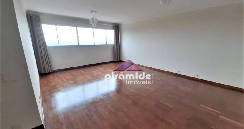 Apartamento com 3 dormitórios para alugar, 123 m² por R$ 3.172,79/mês - Centro - São José dos Campos/SP