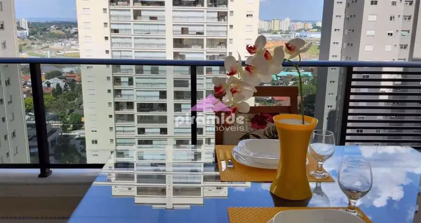 Apartamento com 1 dormitório 40 m2  locação r$ 3.200,00  - jardim aquarius - são josé dos campos/sp