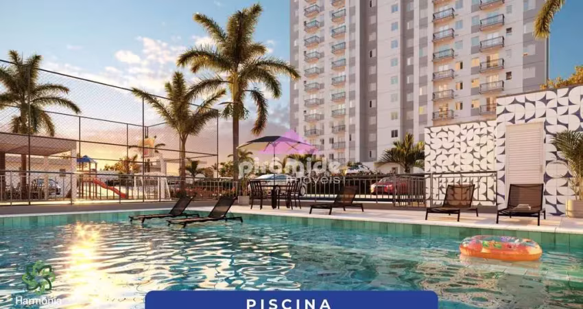 Lançamento harmonia conjunto residencial galo branco: apartamento com 2 dormitórios à venda, 45,85m