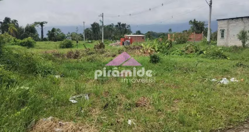 Terreno à venda, 342 m² por r$ 110.000,00 - morro do algodão - caraguatatuba/sp