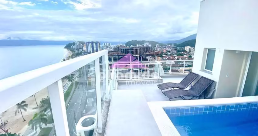 Cobertura com 4 dormitórios à venda, 345 m² por r$ 2.400.000,00 - martim de sá - caraguatatuba/sp
