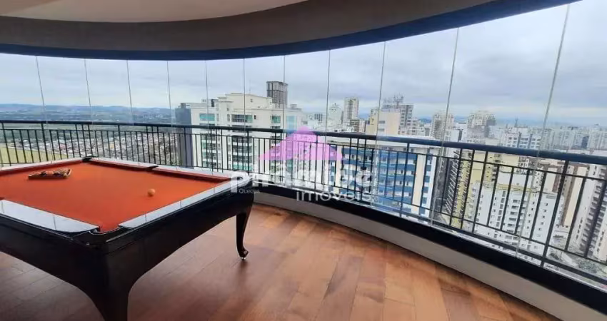 Apartamento com 3 dormitórios à venda, 410 m² por r$ 7.000.000,00 - jardim aquarius - são josé dos