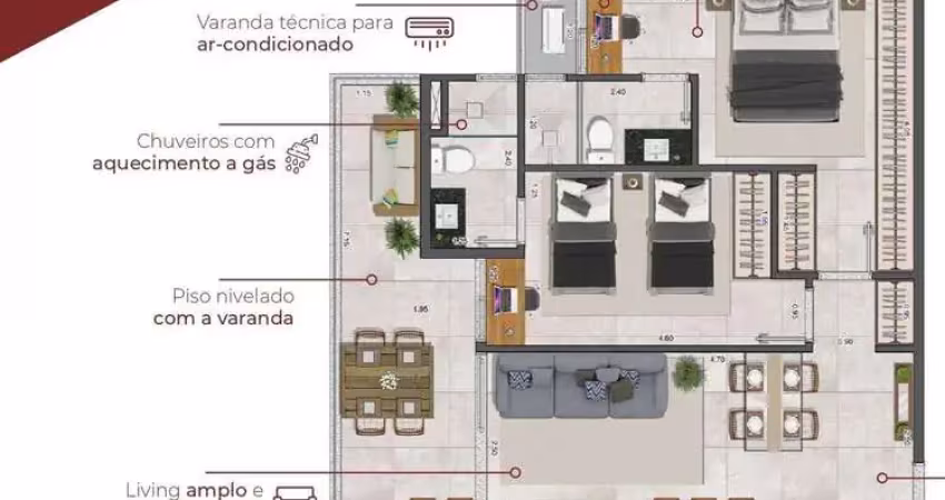 Apartamento com 2 quartos à venda em Itaguá, Ubatuba 