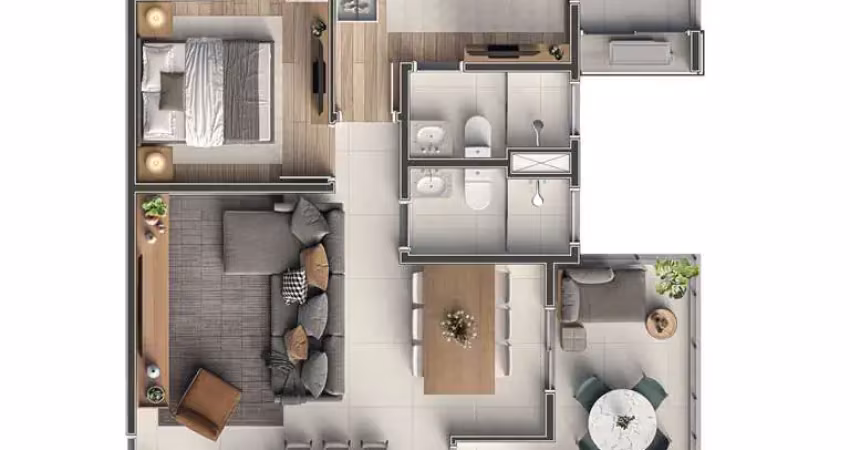 Apartamento com 3 quartos à venda na Avenida Doutor Adhemar de Barros, 1806, Vila Ema, São José dos Campos