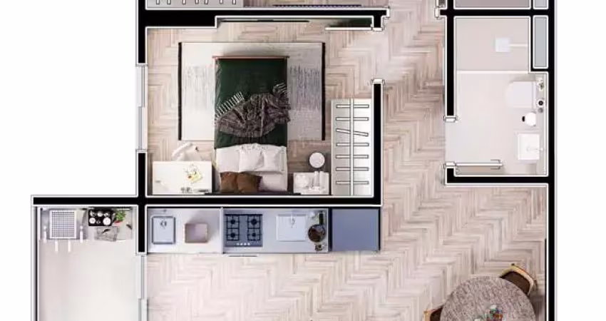 Apartamento com 2 quartos à venda na Rua Sebastião Humel, 873, Centro, São José dos Campos