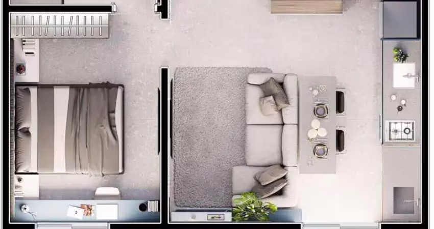 Apartamento com 1 quarto à venda na Rua Sebastião Humel, 873, Centro, São José dos Campos