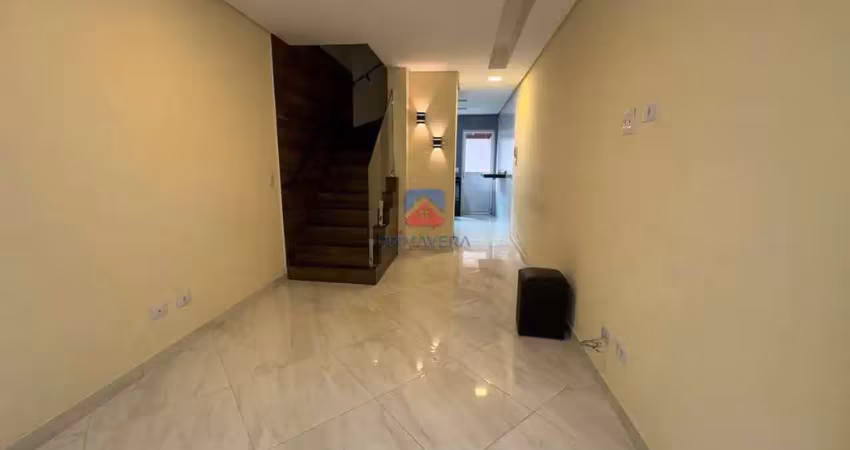 Casa de condomínio com 2 dorms para locação, caiçara.