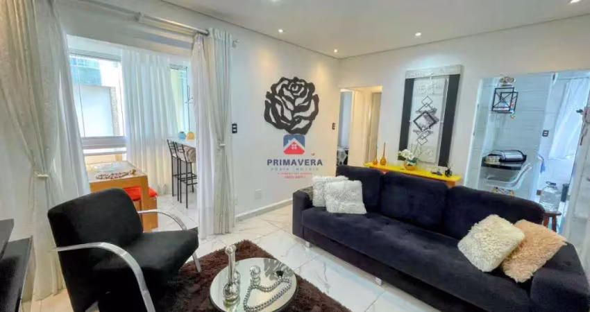 Apartamento com 2 quartos, caiçara, praia grande - r$ 360 mil, cod: 70834695