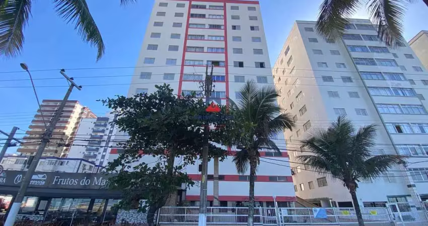 Apartamento 1 dormitório para locação frente mar no caiçara