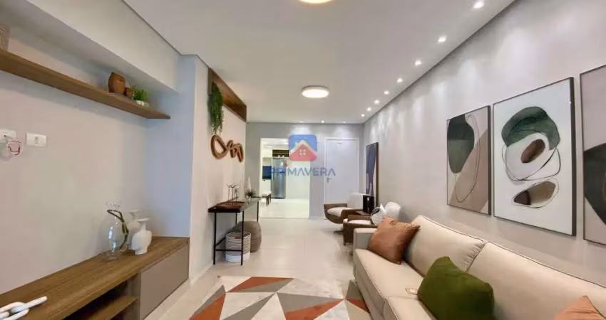 Apartamento frente mar com 3 dormitórios  para venda, mirim