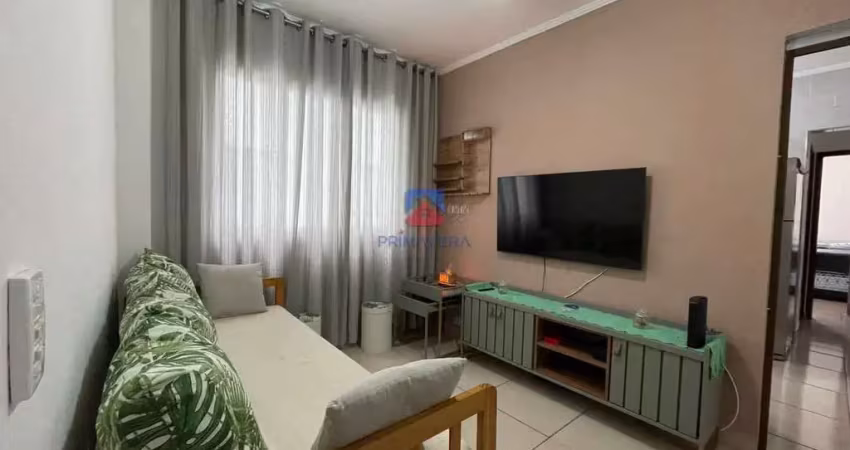 Apartamento com 1 quarto, caiçara, praia grande - r$ 230 mil, cod: 70836129