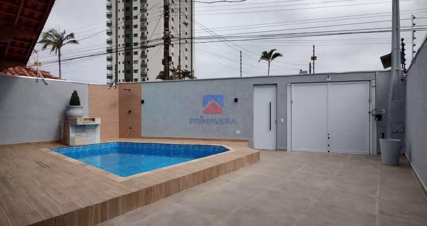 CASA ALTO PADRÃO|ESPAÇO GOURMET COM PISCINA|80m DA PRAIA