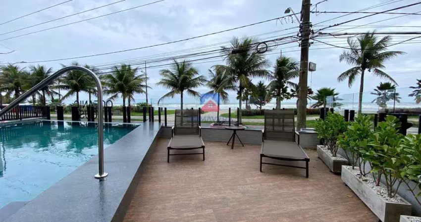 Apartamento com vista mar e 2 quartos com 1 suíte, maracanã.