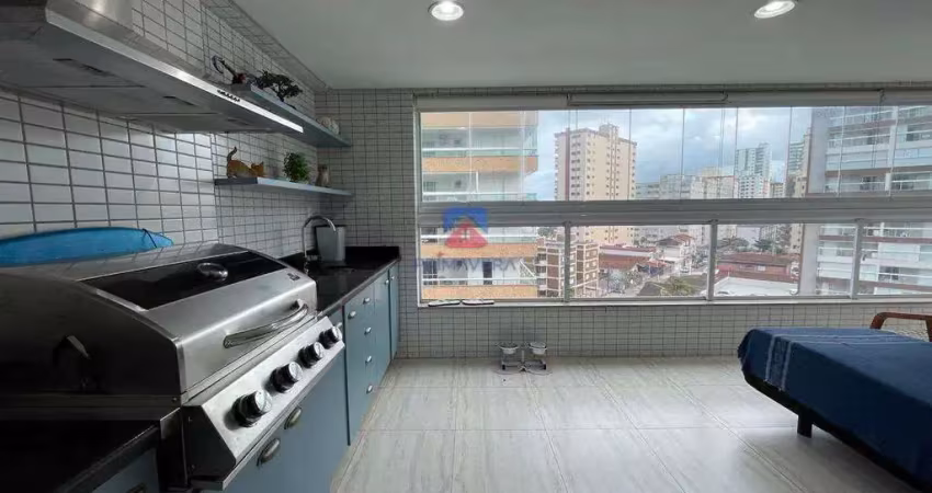 Apartamento com 3 quartos, caiçara, praia grande - r$ 750 mil, cod: 70836564