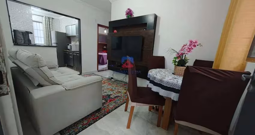 Apartamento com 2 quartos, guilhermina, praia grande - r$ 380 mil, cod: 70836852