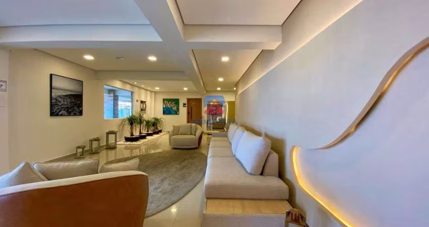 Apartamento com vista mar e 2 quartos para locação, Caiçara