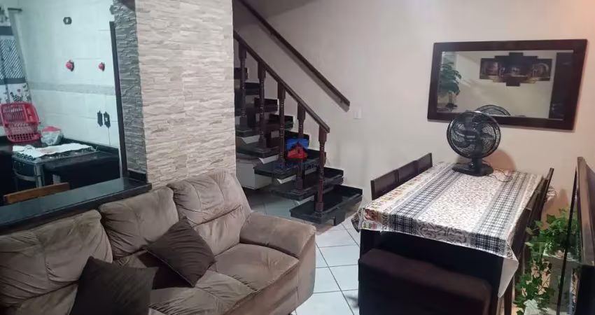 Sobrado de condomínio com 2 quartos, caiçara, praia grande - r$ 430 mil, cod: 70837186