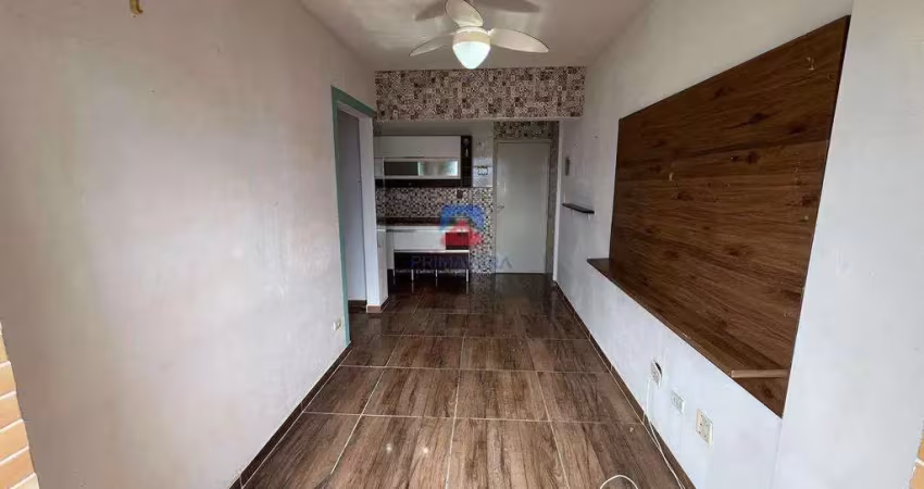 Apartamento com 1 quarto, caiçara, praia grande - r$ 325 mil, cod: 70837217