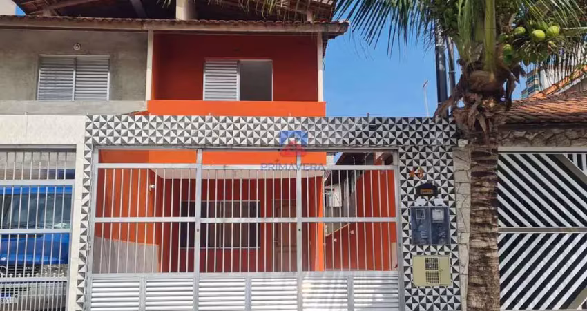 Sobrado com 4 quartos, balneário maracanã, praia grande - r$ 690 mil, cod: 70837324