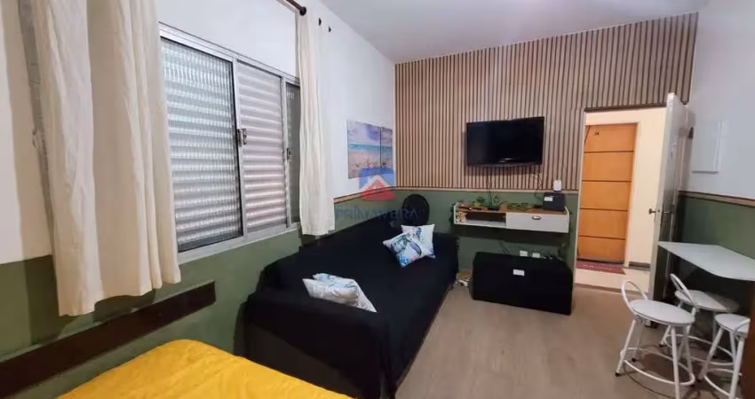Kitnet com 1 quarto, caiçara, praia grande - r$ 195 mil, cod: 70837632