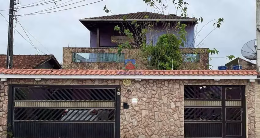 Casa com 3 quartos, balneário maracanã, praia grande - r$ 900 mil, cod: 70837867
