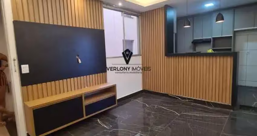 Apartamento 2/4 com moveis planejados, e espaço gourmet no bairro brasil.