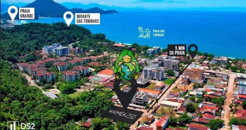 Lançamento  à venda, 1 suíte, na praia das Toninhas, Ubatuba, SP