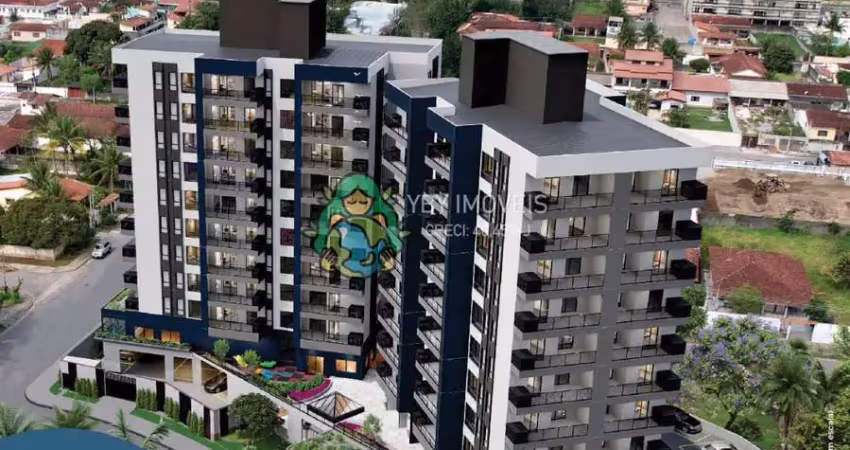 Apartamento com três suítes à venda, 200 metros da praia, porto novo, caraguatatuba, sp