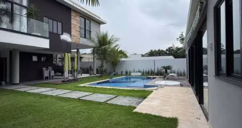 Mansão espetacular c/ energia solar à venda no porto tarumã – ponta negra 526 m² | 4 suítes | vista privilegiada para o rio negro | altíssimo padrão