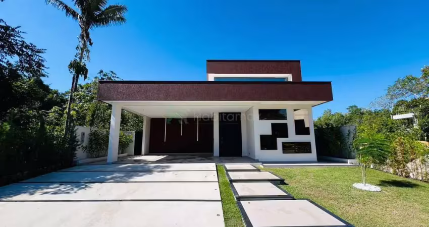 Alphaville 1 - exclusividade no alphaville 1 – casa térrea com conceito moderno, pé-direito duplo e área verde deslumbrante