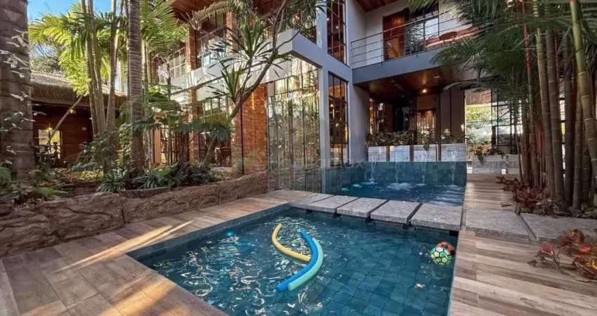 Condomínio renaissence - casa espetacular à venda no condomínio renaissence – conceito moderno, rústico e industrial