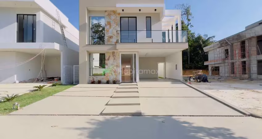 Alphaville 4 - 2.	seu novo lar dos sonhos em ponta negra – casa duplex com 5 suítes no alphaville manaus 4