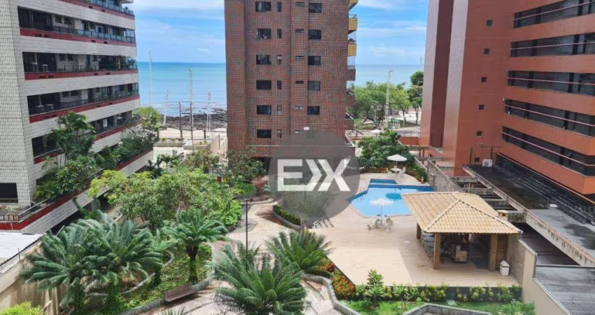 Apartamento Beira Mar com 3 dormitórios à venda, 192 m² por R$ 2.300.000 - Meireles - Fortaleza/CE
