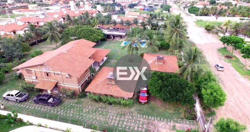 Casa duplex porto das dunas com 8 dormitórios à venda, 425 m² por r$ 2.500.000 - aquiraz/ce