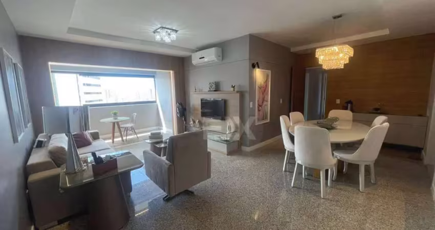 Apartamento mobiliado com 3 dormitórios para alugar, 135 m² por r$ 6.173/mês - meireles - fortaleza/ce