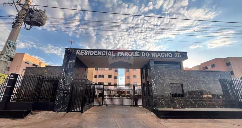 Ágio de apartamento 2 quartos, com vaga de garagem coberta no riacho fundo 2