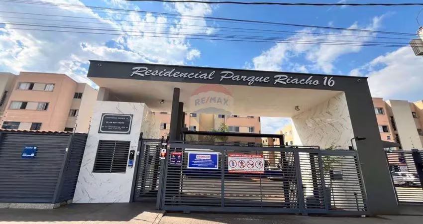 Apartamento de 2 quartos a venda no condomínio 16, com vaga de garagem no riacho fundo 2