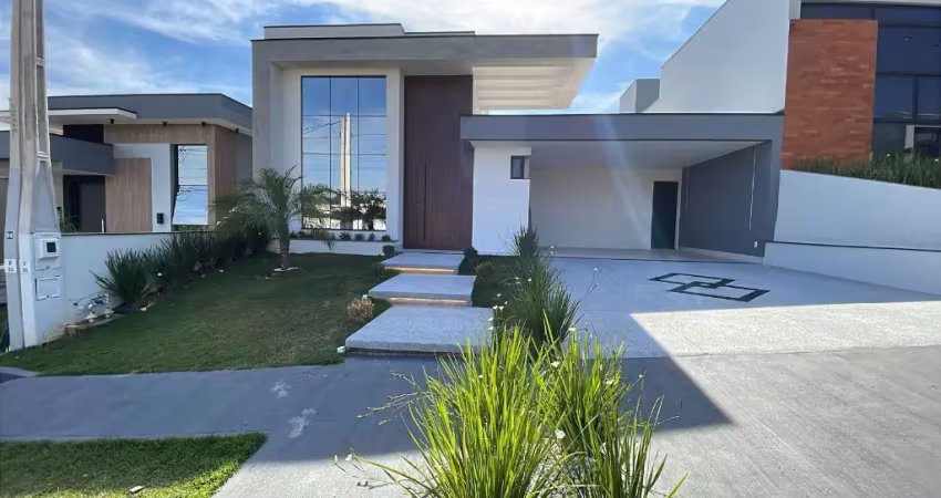 Casa térrea com 3 suítes piscina em condomínio residencial milano indaiatuba/sp