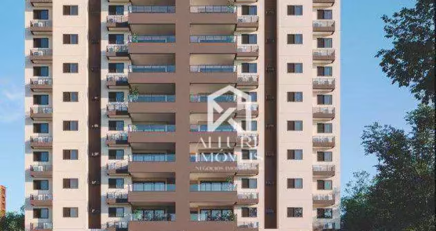 Apartamento com 3 dormitórios à venda, 94 m² por R$ 527.151,18 - Sumaré - Caraguatatuba/SP