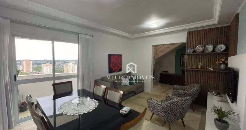 Cobertura com 3 dormitórios à venda, 144 m² por R$ 910.000,00 - Jardim Satélite - São José dos Campos/SP