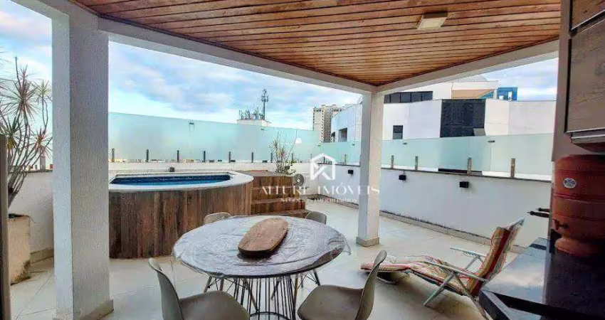 Cobertura com 3 dormitórios à venda, 182 m² por r$ 1.850.000,00 - jardim aquarius - são josé dos campos/sp