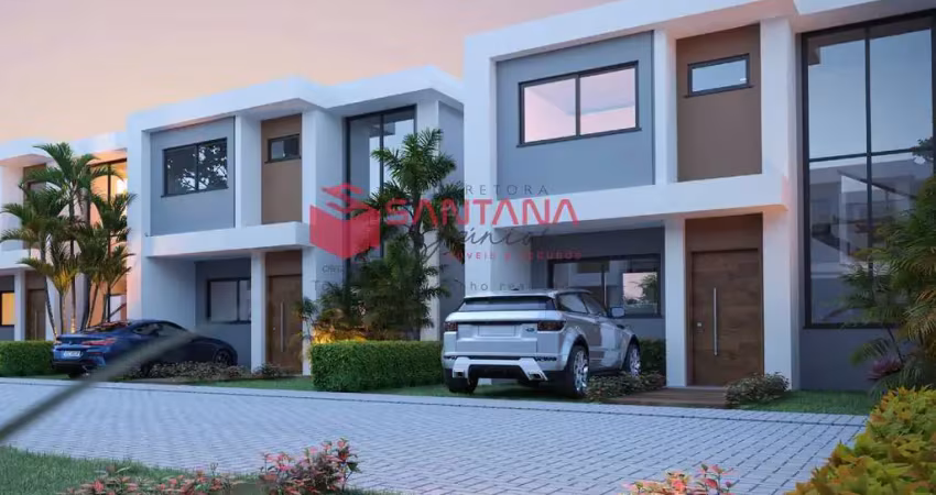 Casa com 3/4 todos suítes, em Buraquinho