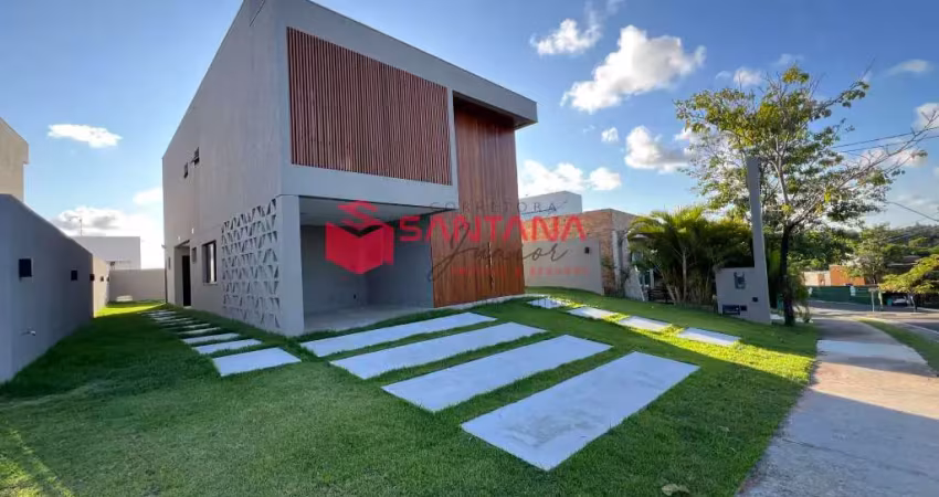 Casa à venda com 4 suítes no alphaville litoral norte ii - *123606