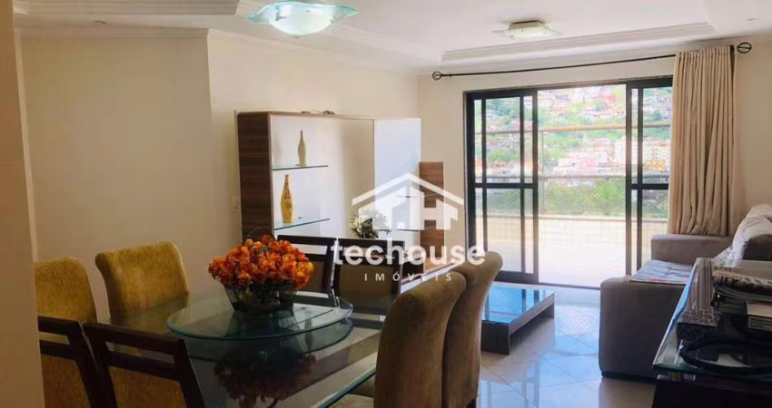 Conforto e Estilo: Apartamento Mobiliado com Suíte e Varanda Ampla.
