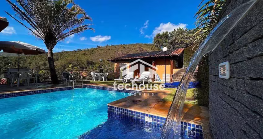 Casa alto padrão com 5 dormitórios à venda, 620 m² por r$ 3.600.000 - albuquerque - teresópolis/rj