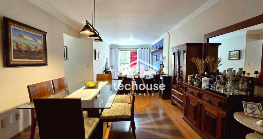 Apartamento Espaçoso com 107 m² na Várzea - Oportunidade em Teresópolis, repleto de armários planejados e com lazer completo.