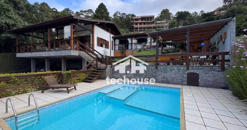 Casa com 4 dormitórios à venda por r$ 1.980.000,00 - albuquerque - teresópolis/rj